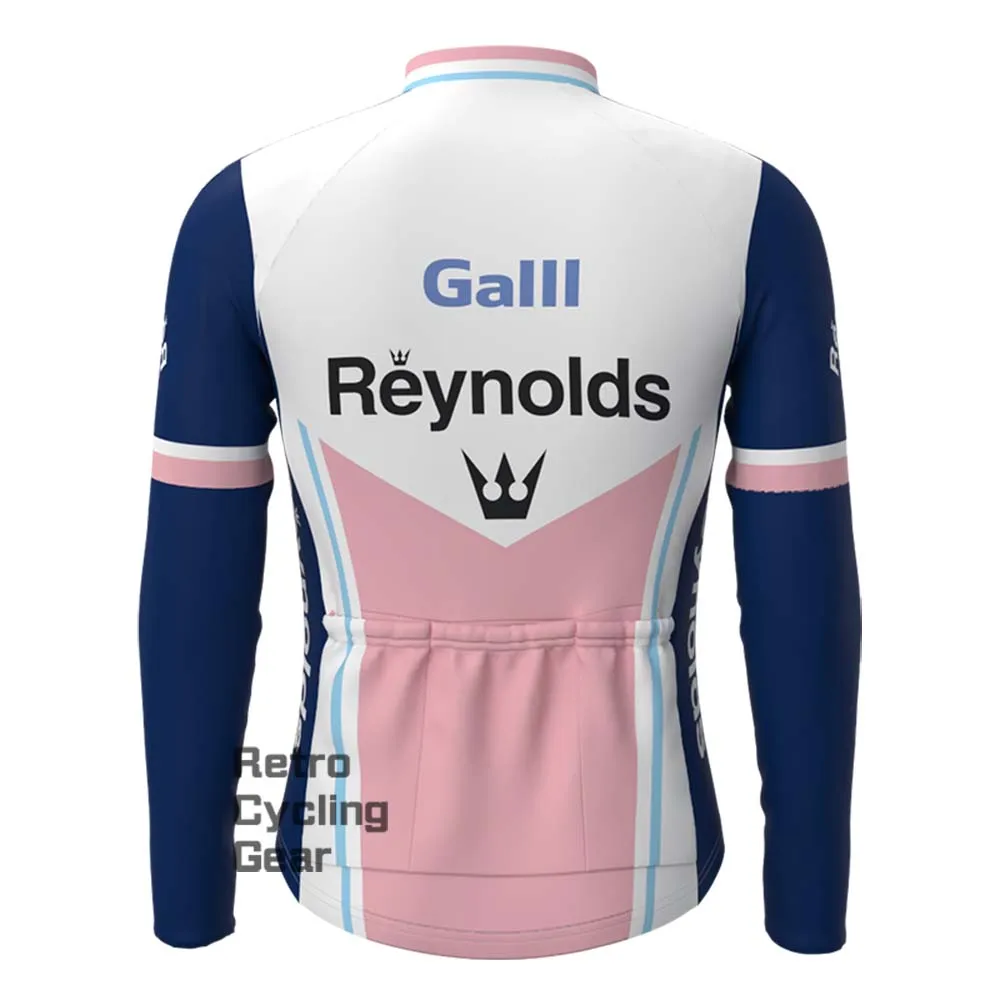 1990s Pink Reynolds Retro Long Sleeve Jersey