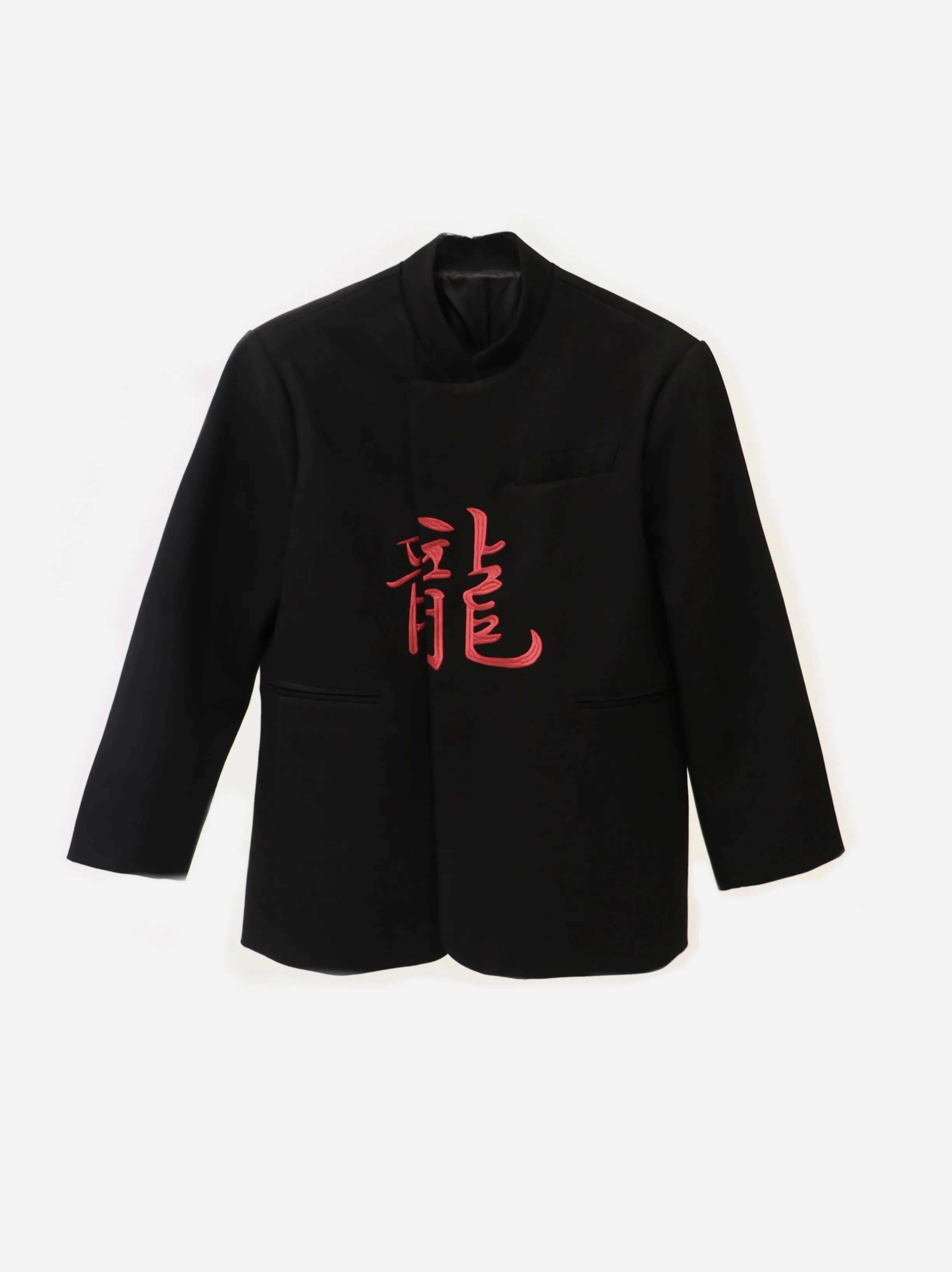 【24s Oct.】Chinese Dragon Embroidery Shoulder Pad Jacket