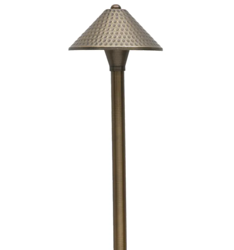 4 Pack Versaille Solid Brass Path & Area  Light - Professional Landscape Lighting