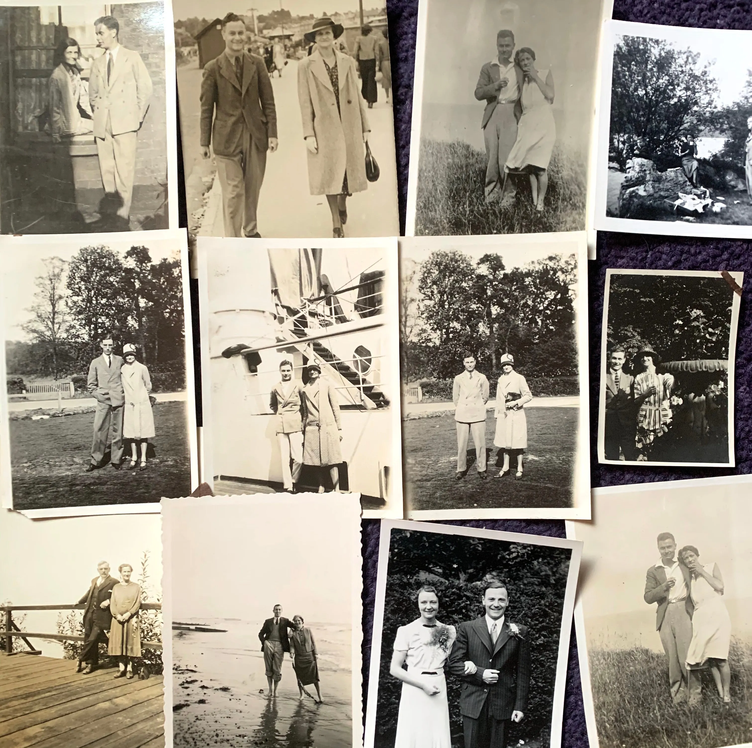 6 Edwardian and 1920s Photos of Happy Couples (B5)