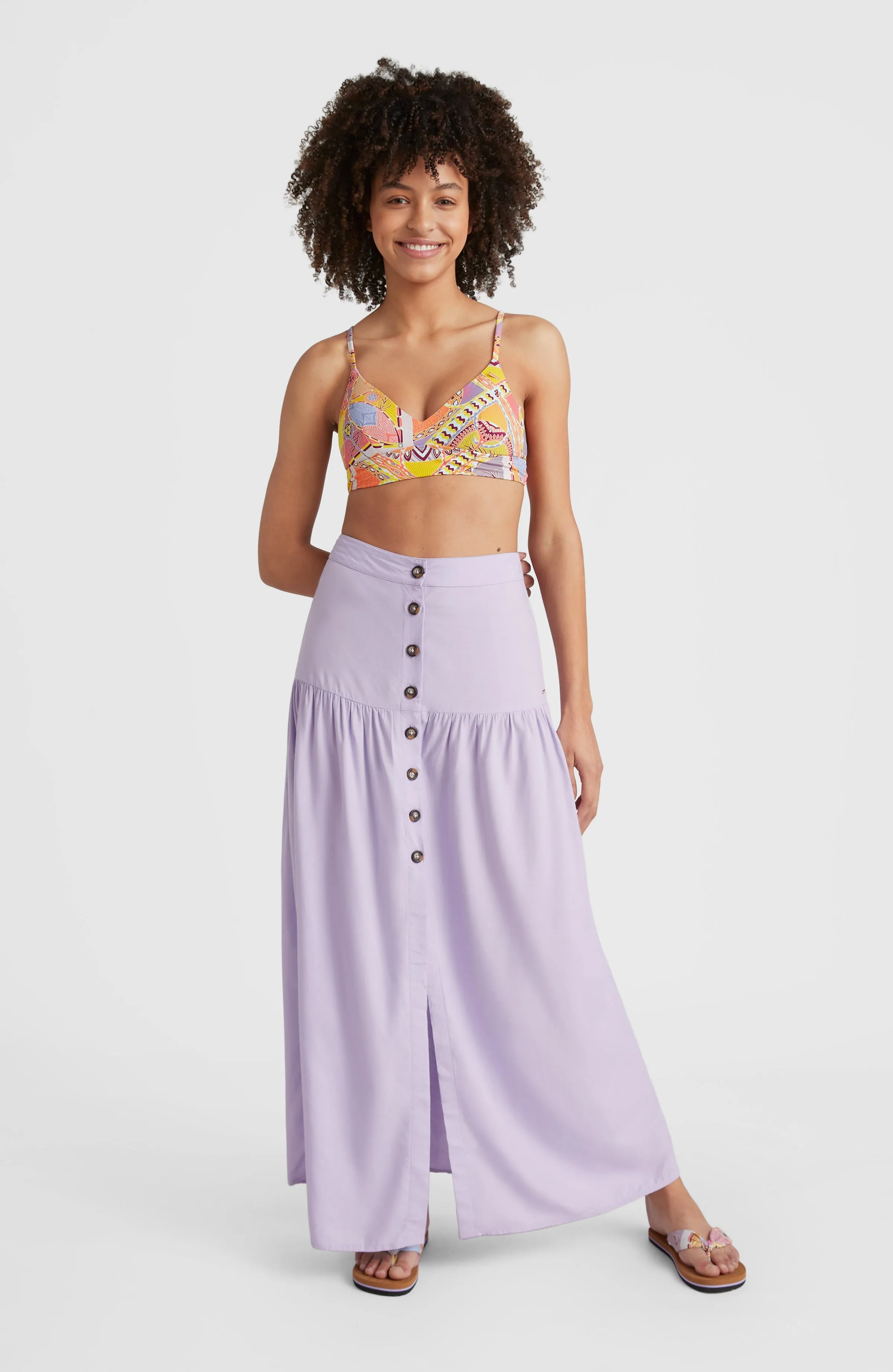 Alofa Maxi Skirt | Purple Rose