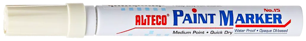 ALTECO PAINT MARKER - WHITE