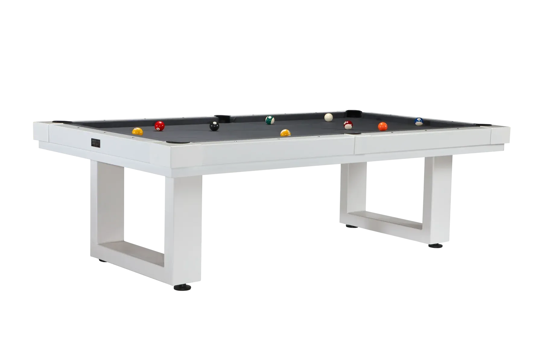 American Heritage Billiards Lanai 8' Outdoor Slate Pool Table In Pearl White