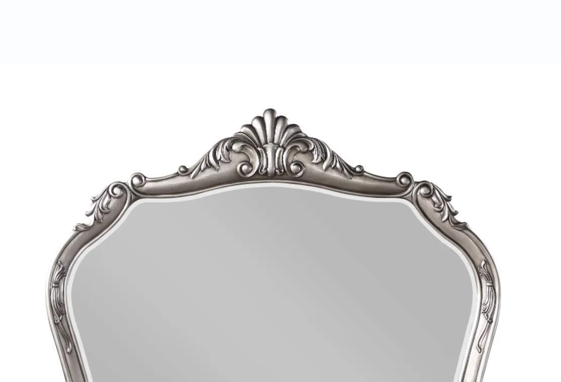 Ausonia Mirror, Antique Platinum Finish BD00605