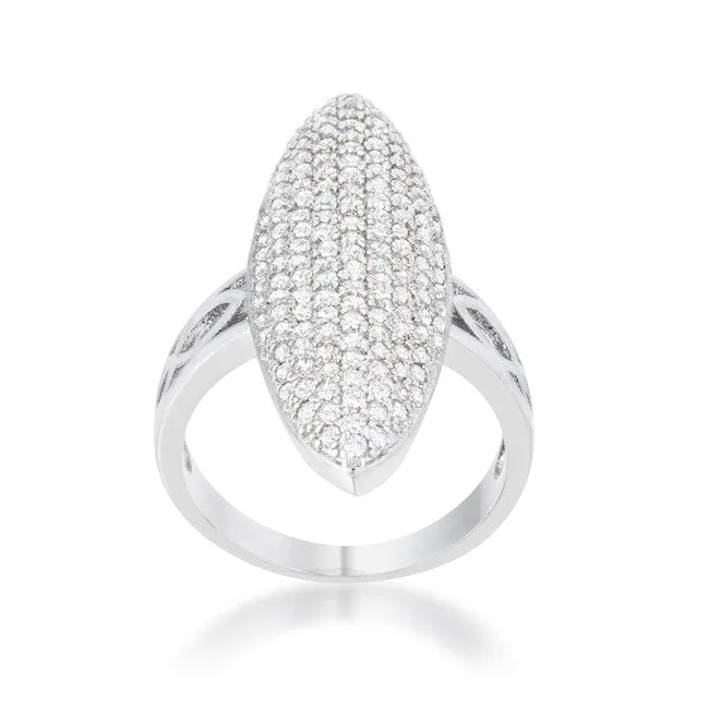 Bella Contemporary  CZ Cluster Cocktail Ring | 2.3ct