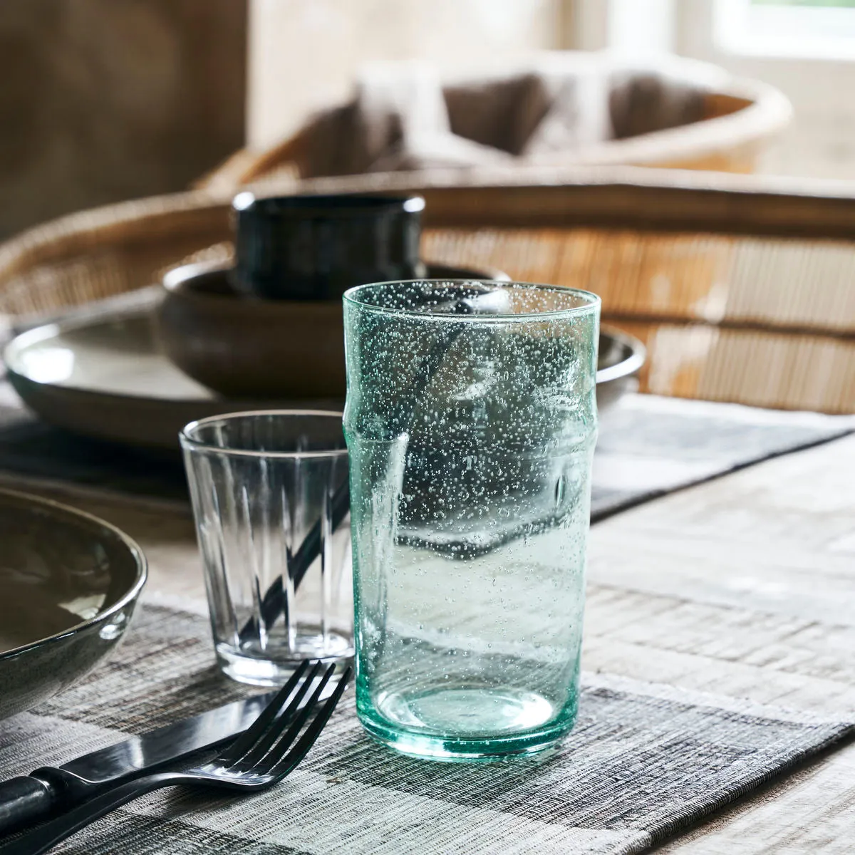 Bubble Tumbler - Aqua Blue or Green