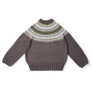 Caron St Lawrence Knit Yoke Sweater