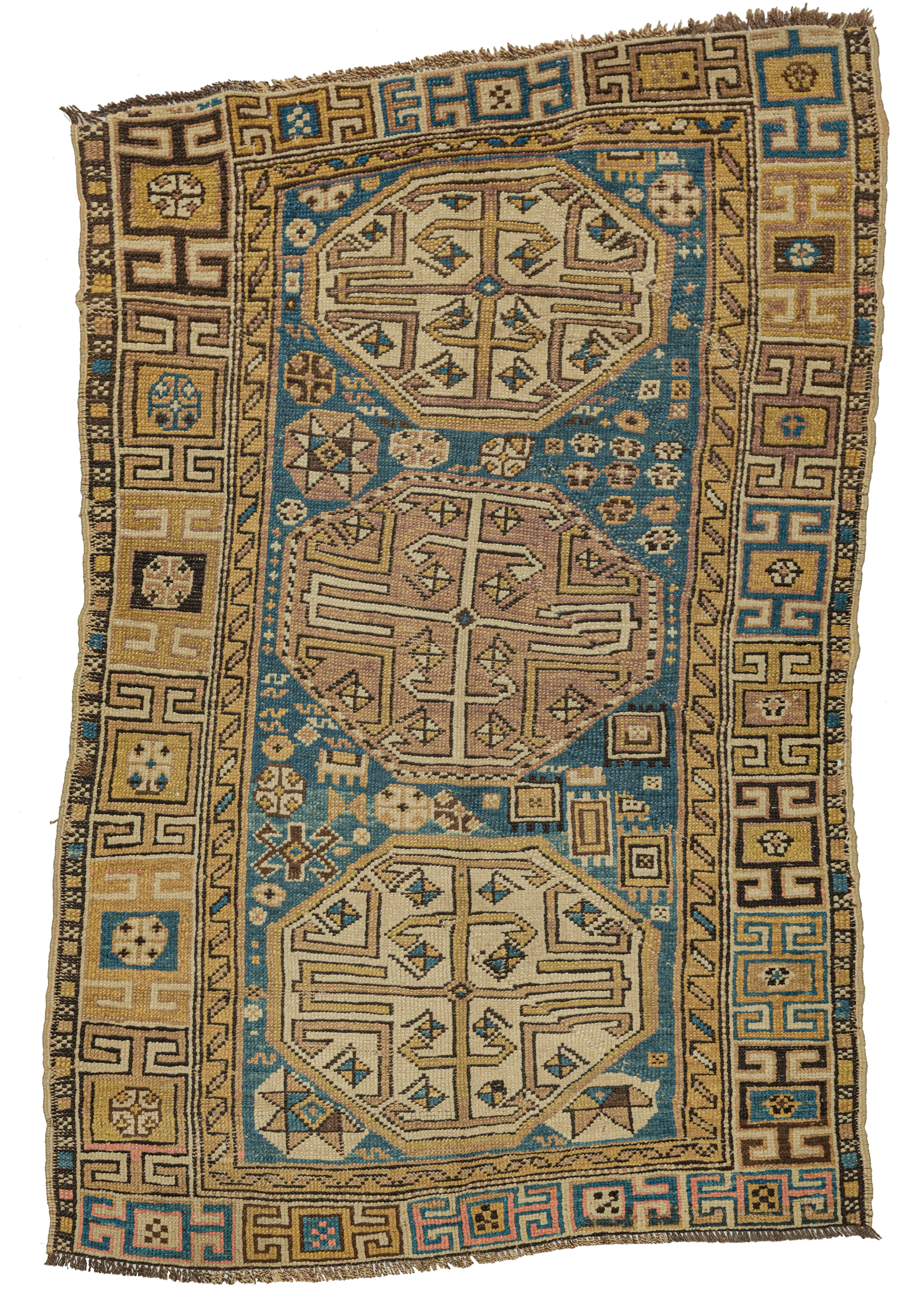 Caucasian Shirvan Rug - 3' x 4'10