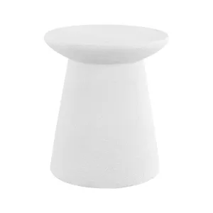 Conrad 18" Minimalist Modern Drum Accent Table Pedestal