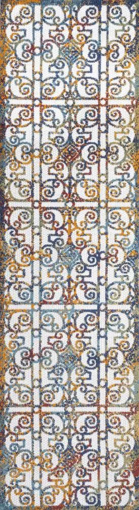 Detaraya Ornate Trellis Indoor/outdoor Area Rug