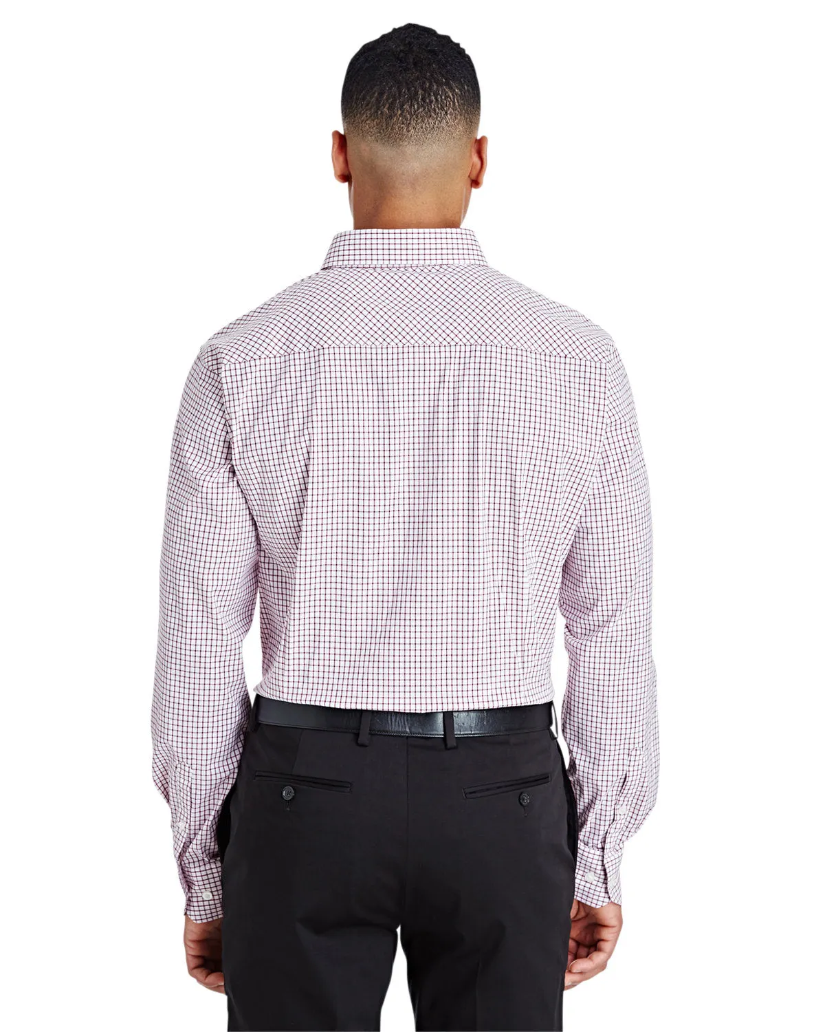 Devon & Jones DG540 CrownLux Performance Men's Micro Windowpane Shirt