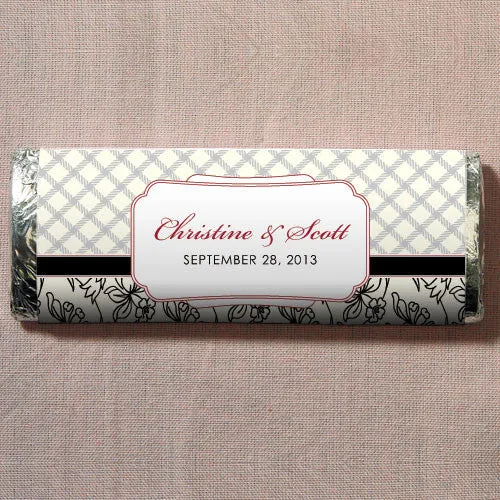 Eclectic Patterns Nut Free Gourmet Milk Chocolate Bar Classical Green