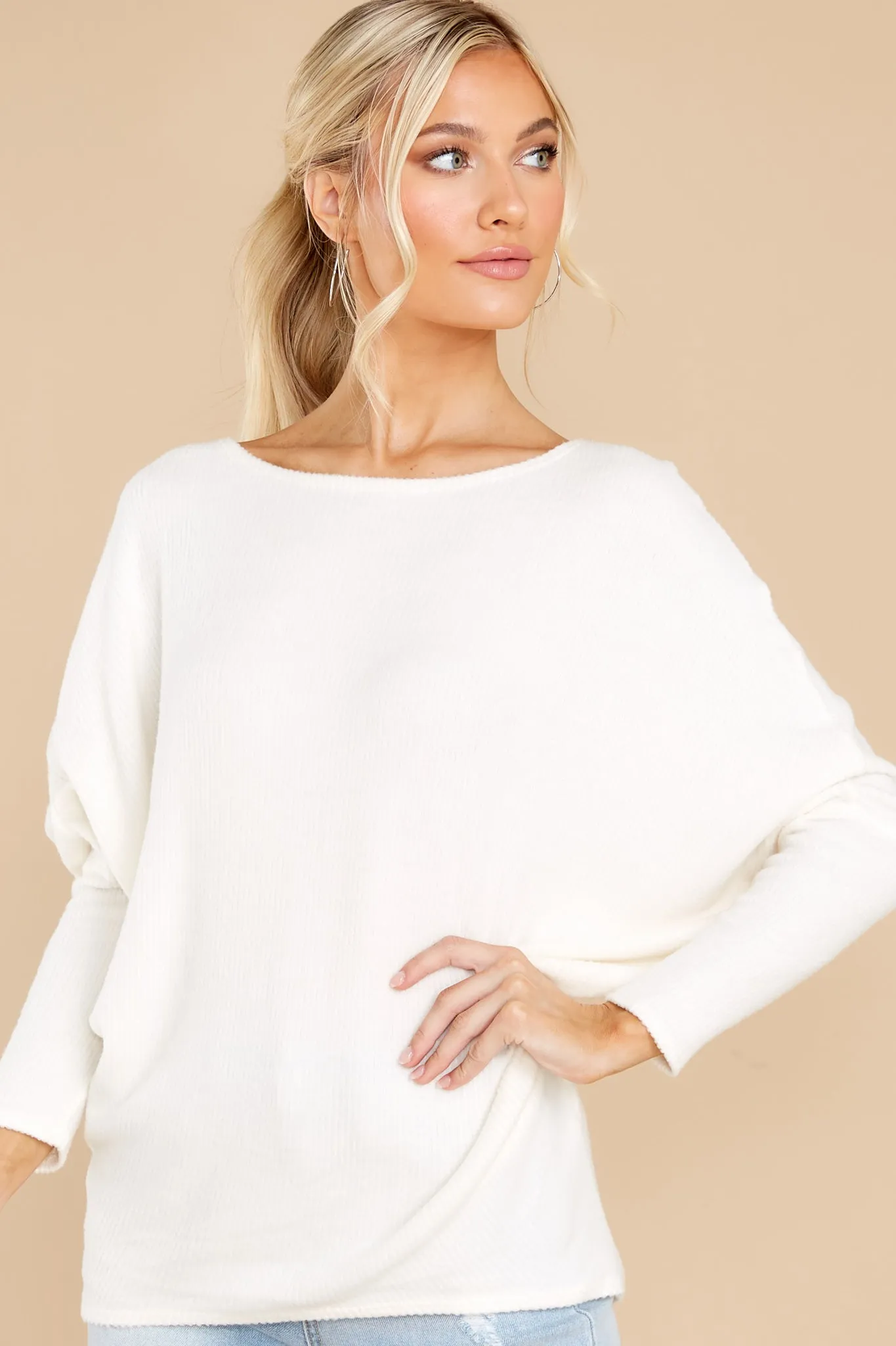 Essential Moment White Sweater