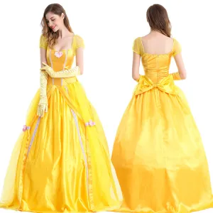 Film and Television Live Version Beauty and Beast Bell Belle Princess Dress Halloween Cosplay Snowyprincess