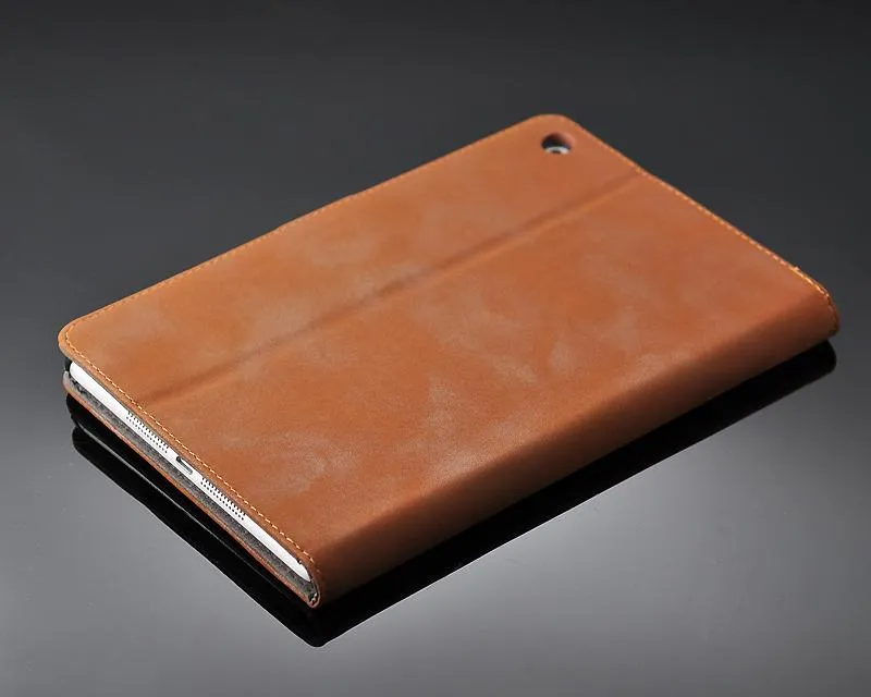 Folio Series iPad Mini Flip Leather Case - Brown