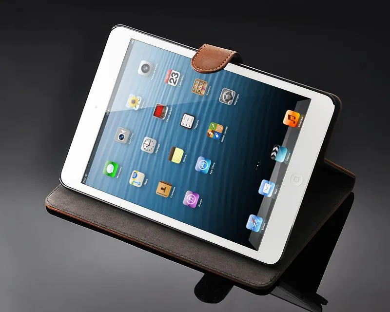 Folio Series iPad Mini Flip Leather Case - Brown