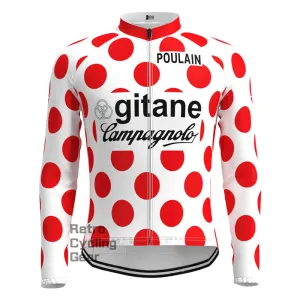 gitane Red dot Retro Long Sleeves Jersey