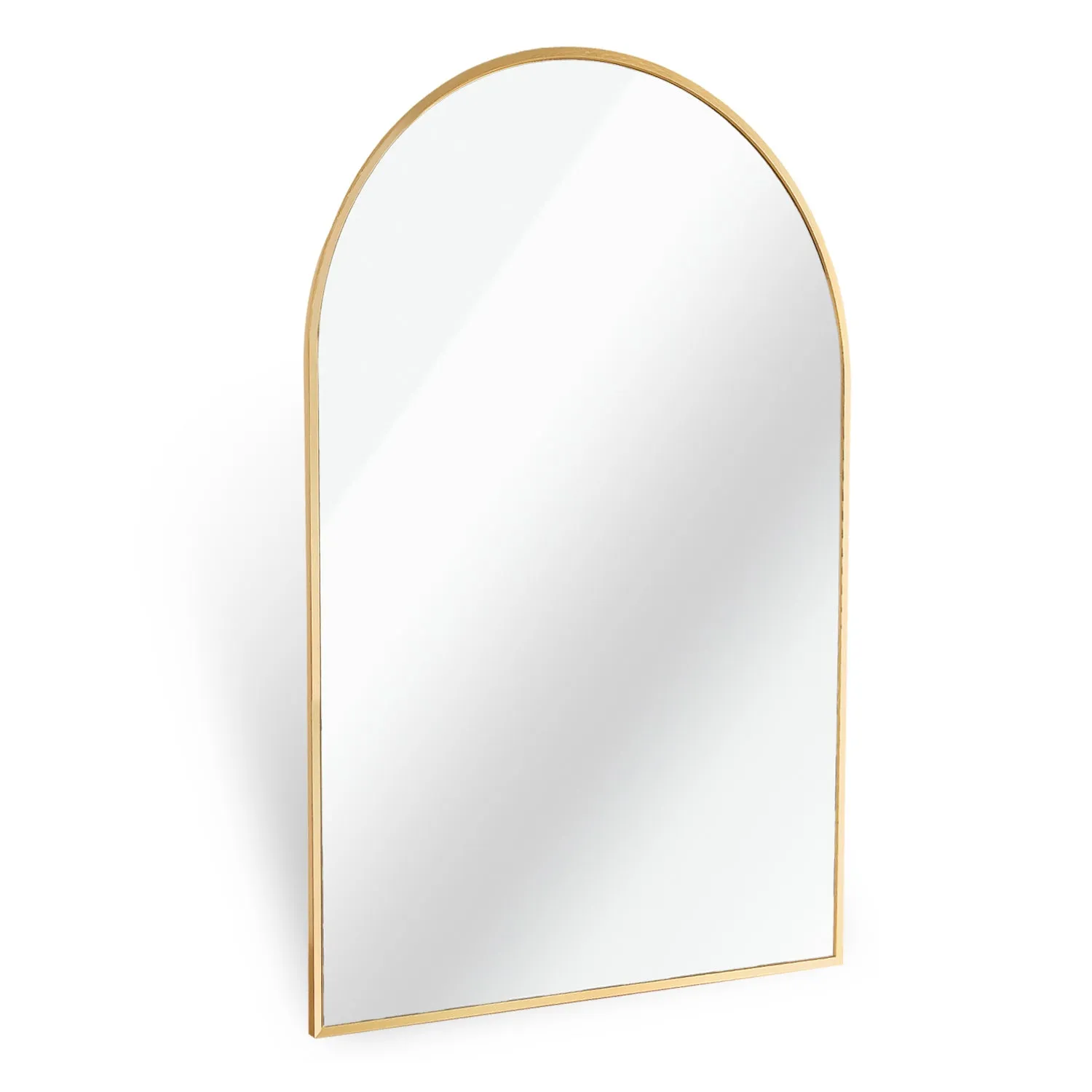 Gold 24*36IN Metal Arch mirror