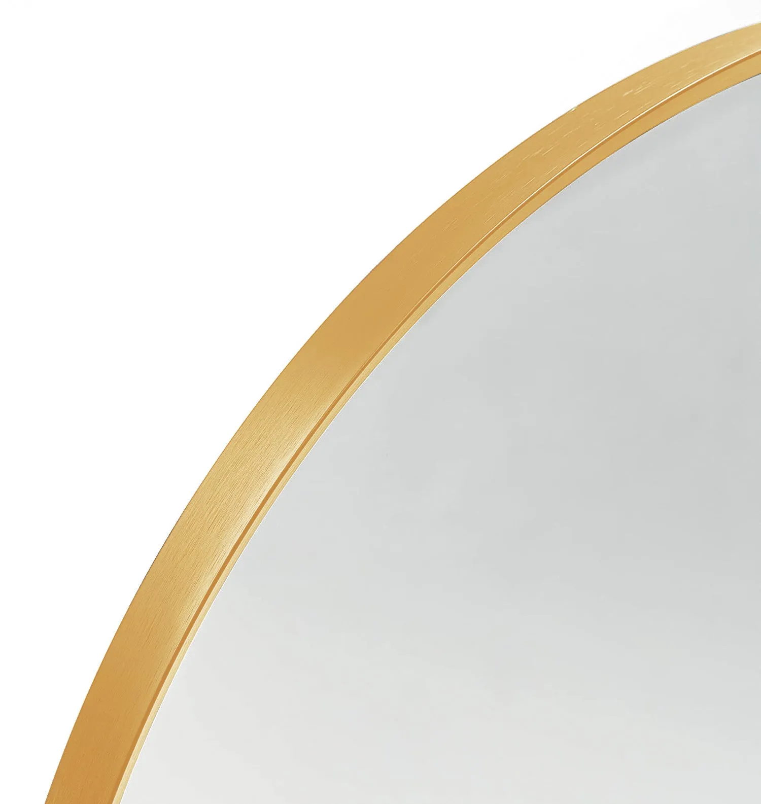 Gold 24*36IN Metal Arch mirror