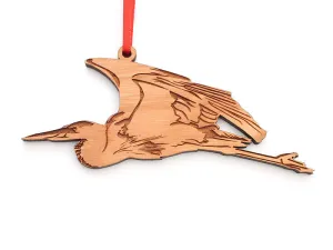 Great Blue Heron in Flight Ornament