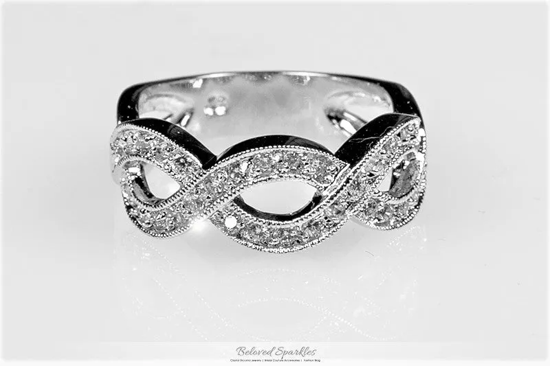 Gretel Infinity Paved Band Ring | 0.5ct