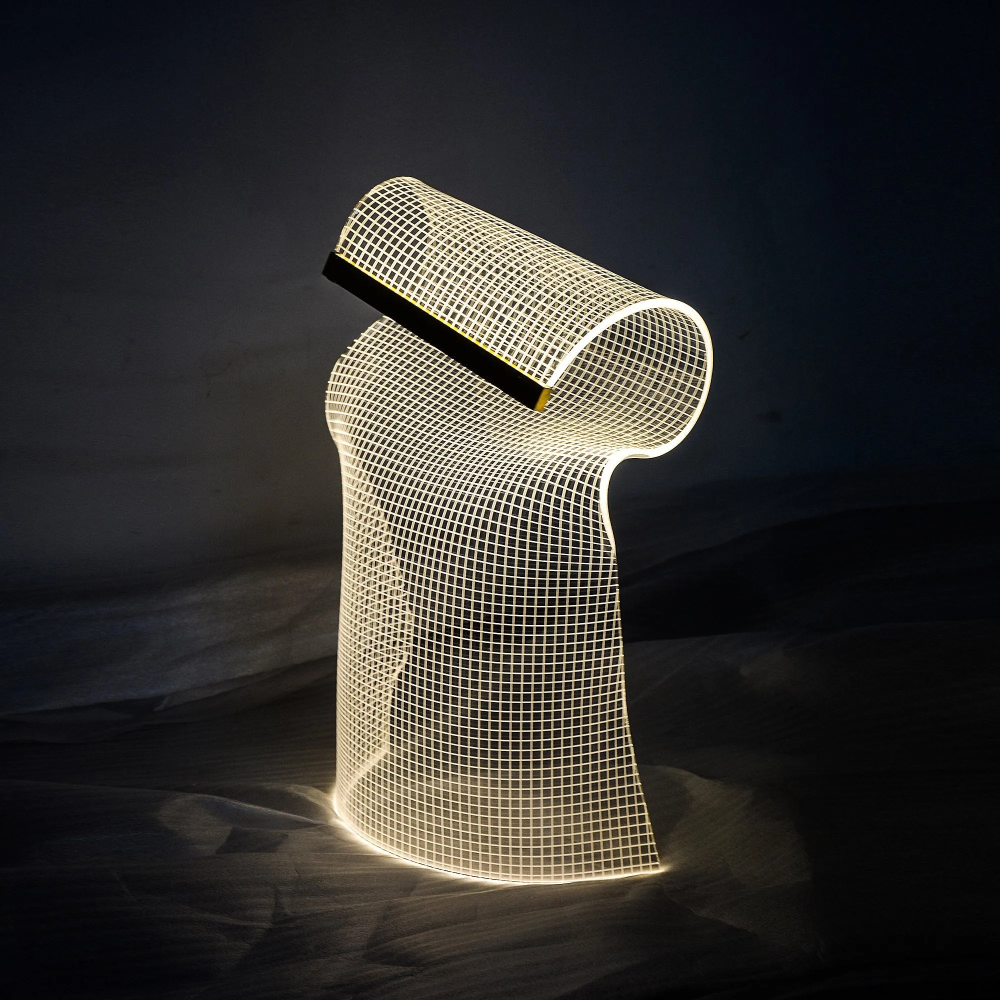 Irregular Acrylic Table Lamp