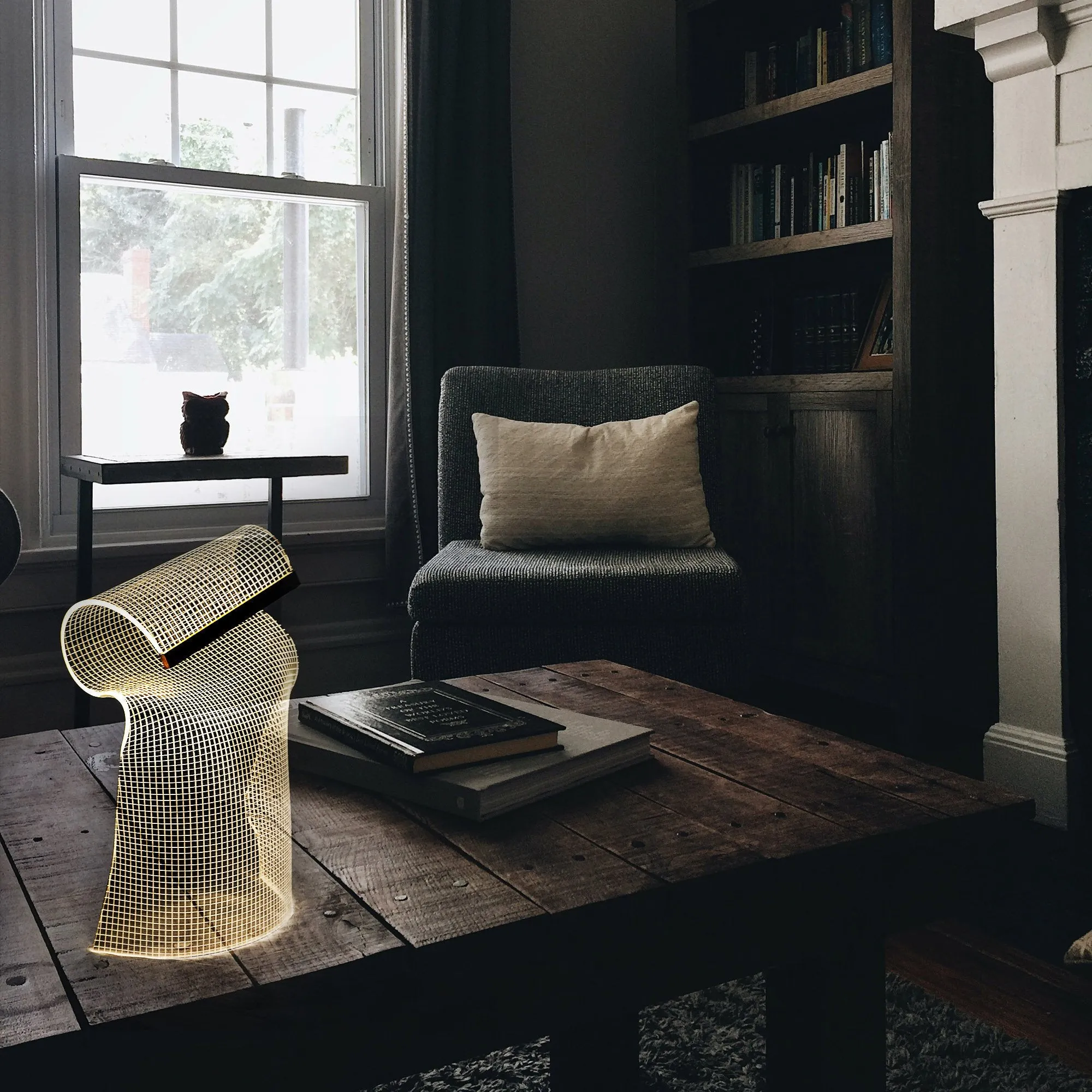 Irregular Acrylic Table Lamp