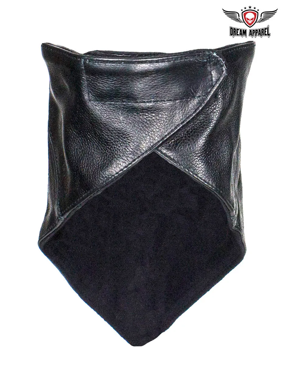 Leather Triangle Mask W/ Muffler