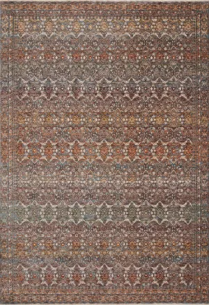 Lourdes Rug in Stone & Multi