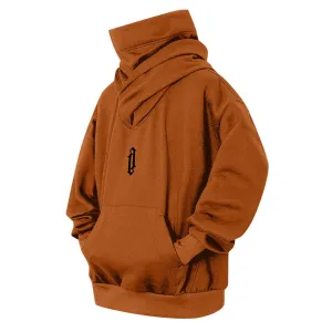 LovelyRLovely Men's Pile Collar Hooded Sweater