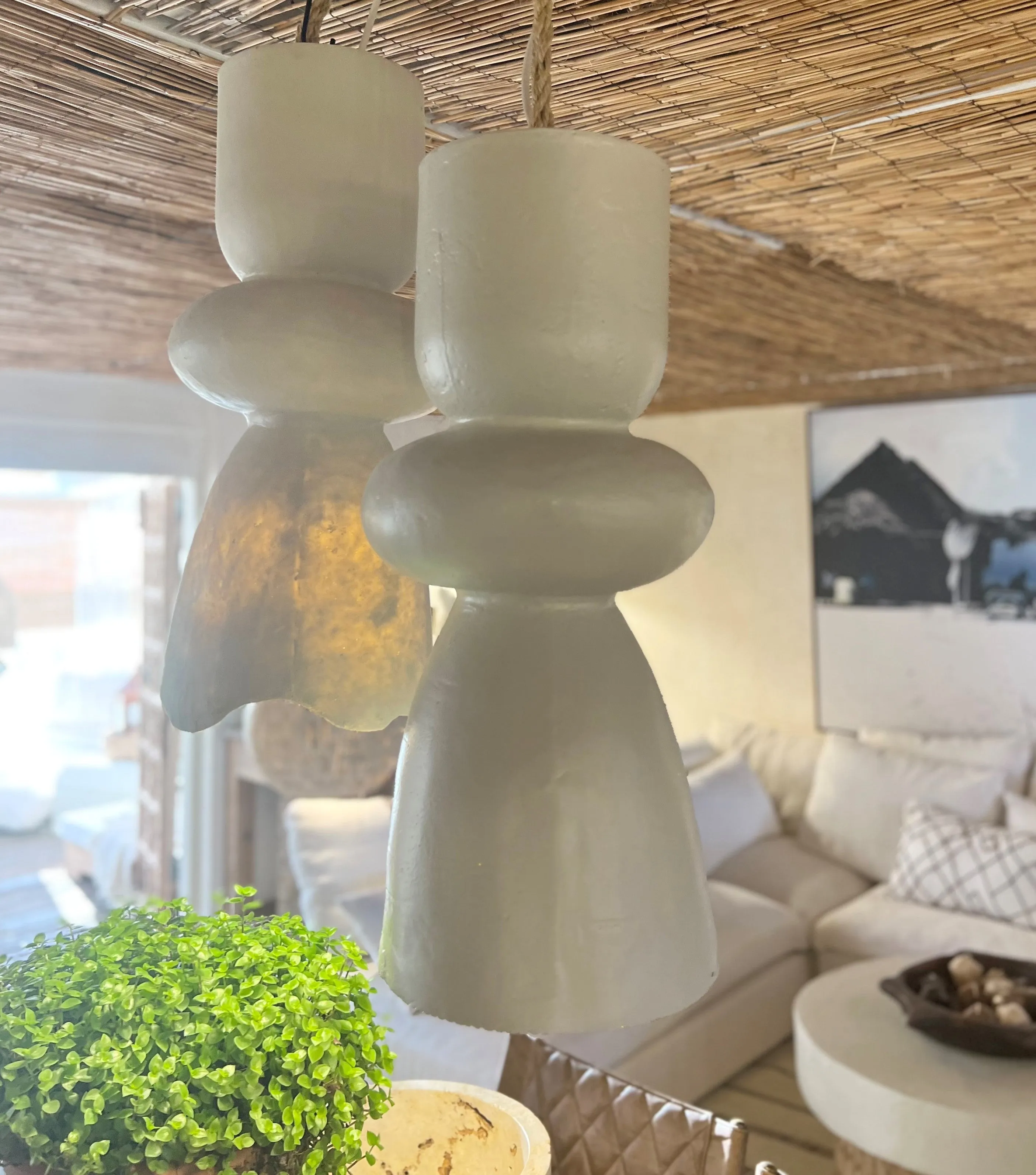 'Makena' Fibreglass Resin Pendant Light