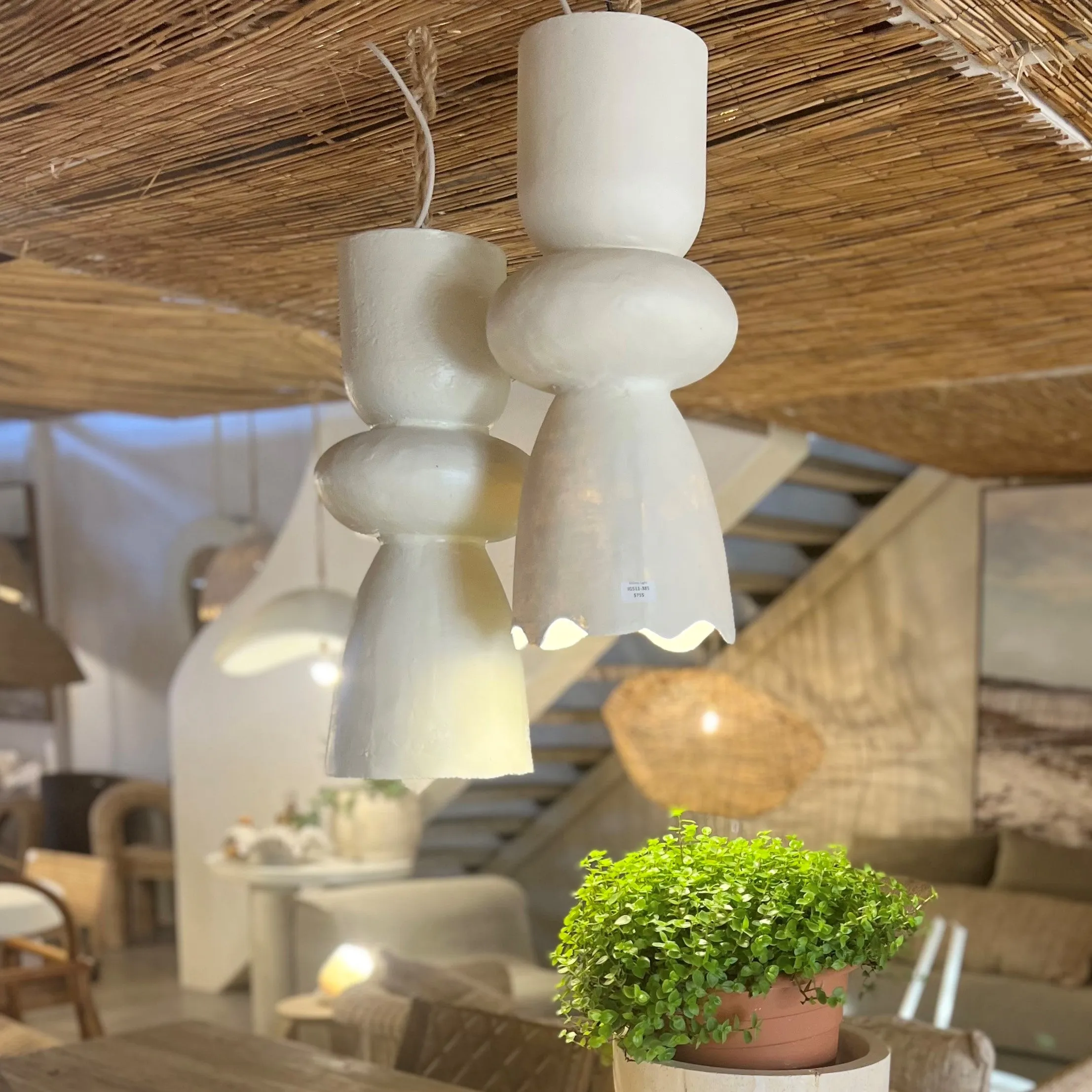 'Makena' Fibreglass Resin Pendant Light