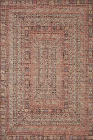 Malik Rug in Graphite & Fiesta