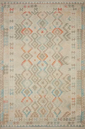 Malik Rug in Natural & Multi