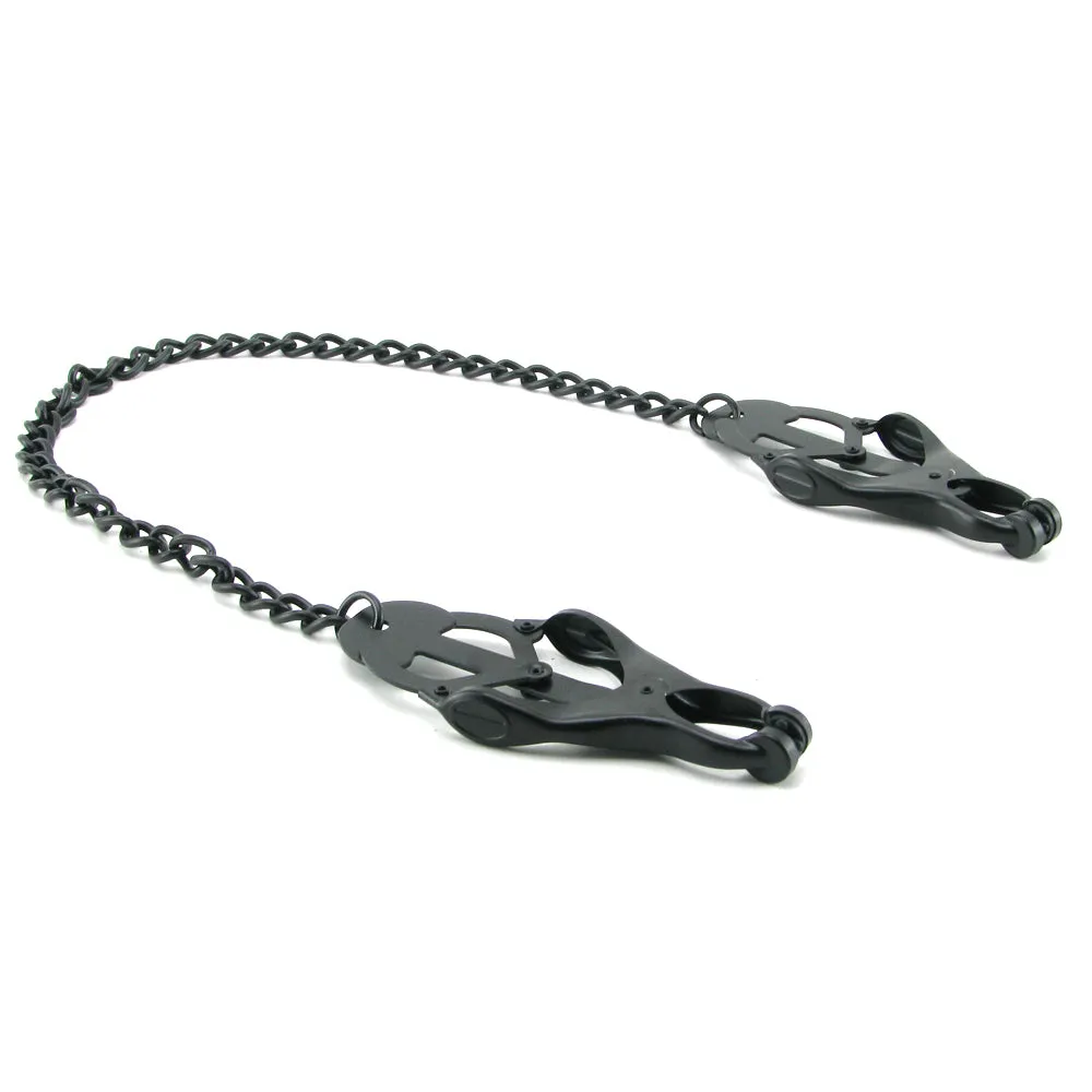 Master Series Monarch Noir Chained Clover Clamps