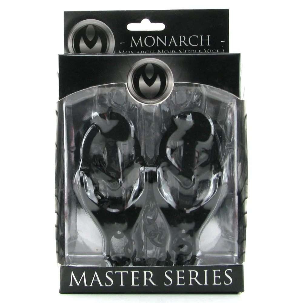 Master Series Monarch Noir Chained Clover Clamps