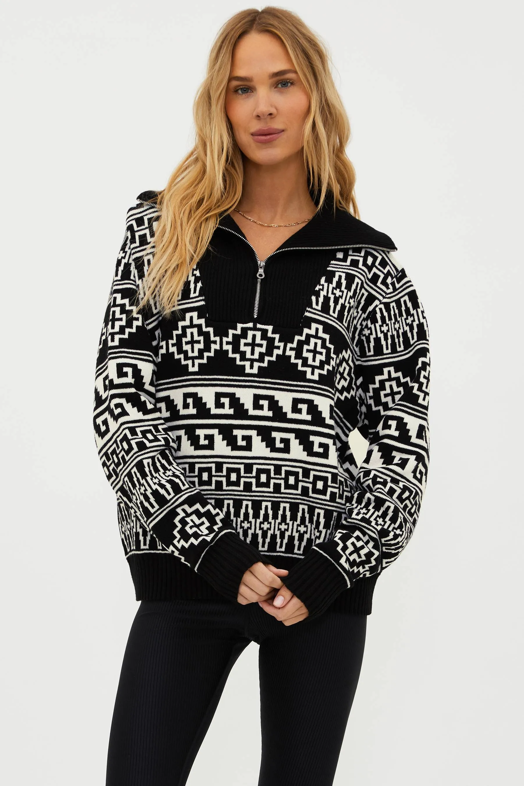 Monterey Sweater Sea Salt Wave