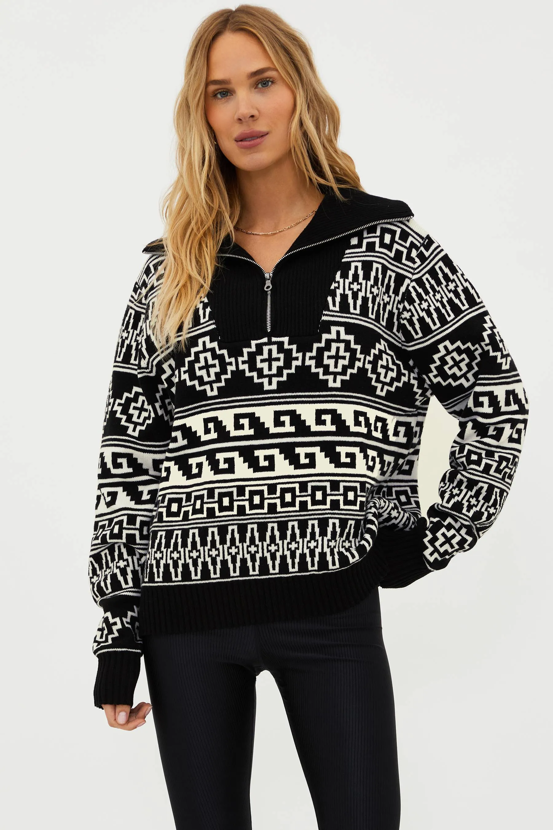 Monterey Sweater Sea Salt Wave