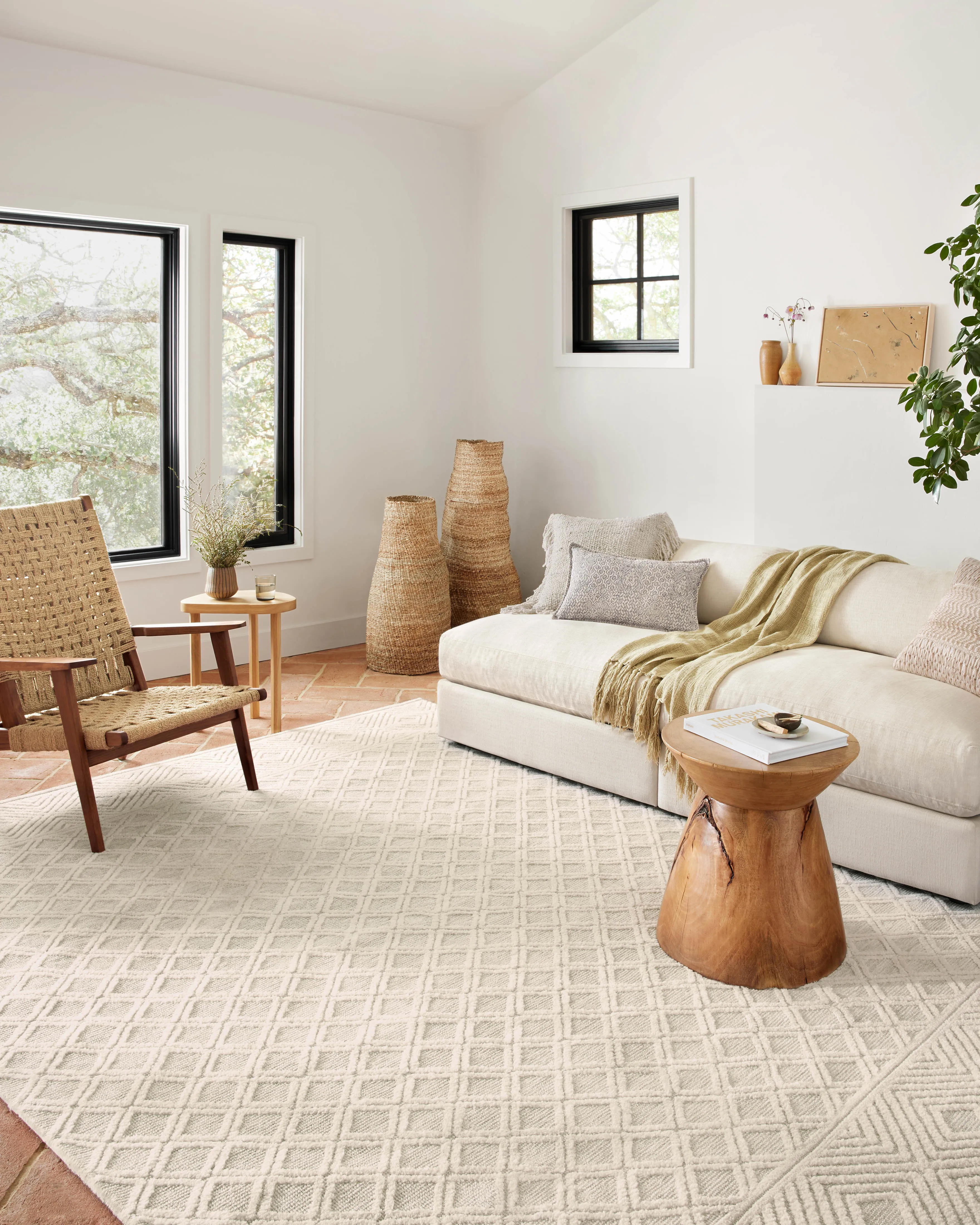 Neda Rug in Ivory & Natural