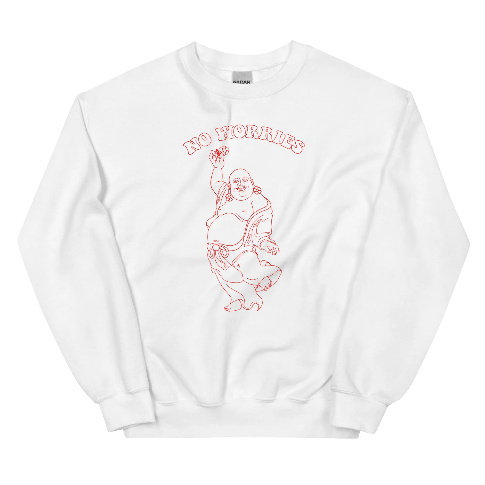 No Worries Graphic Unisex Sweatshirt