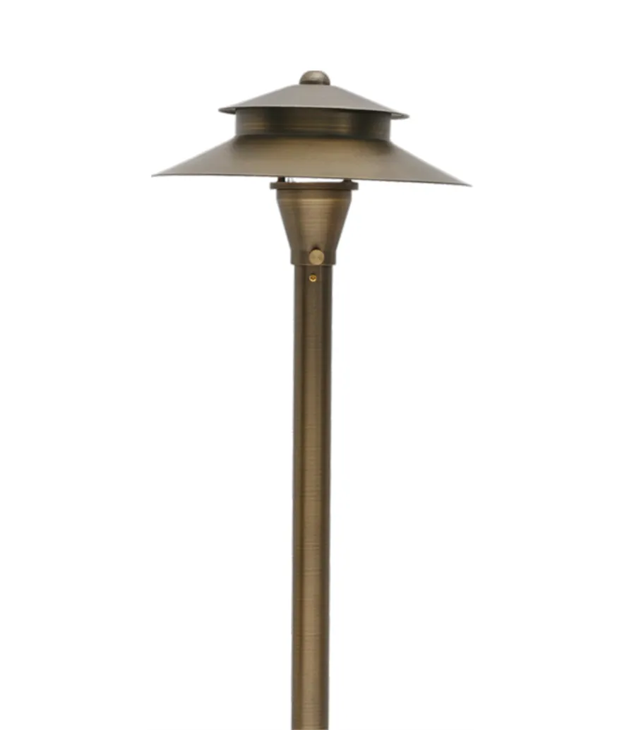 Pack III - Solid Cast Brass Outdoor Landscape Pathway & Spot Lighting