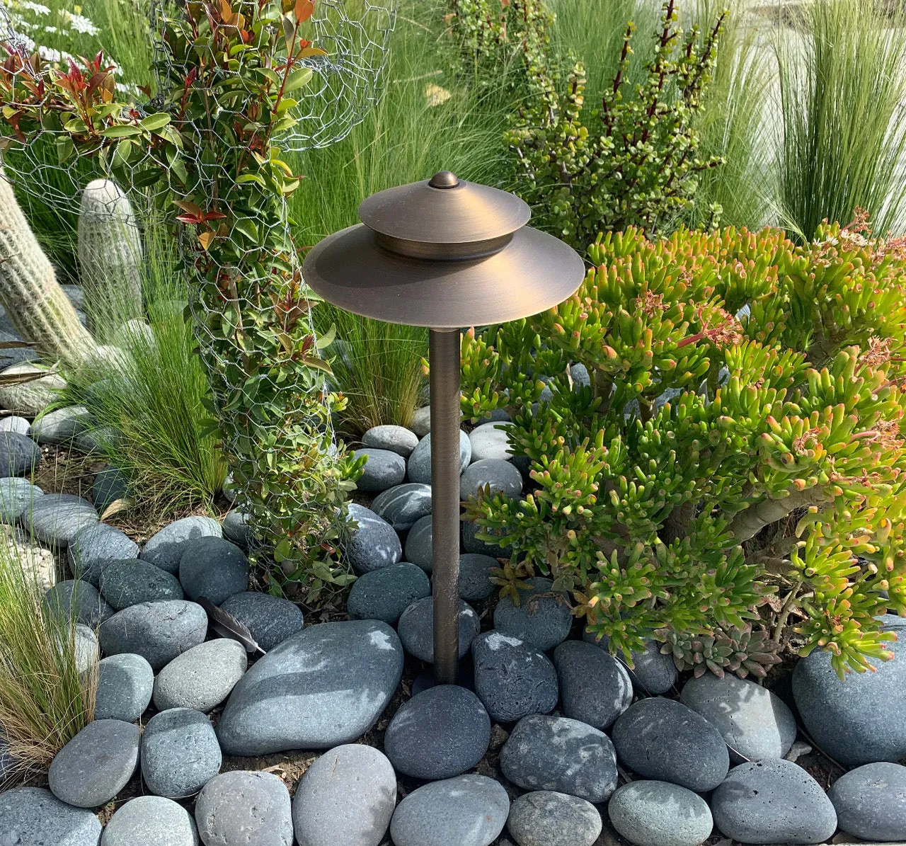 Pack III - Solid Cast Brass Outdoor Landscape Pathway & Spot Lighting