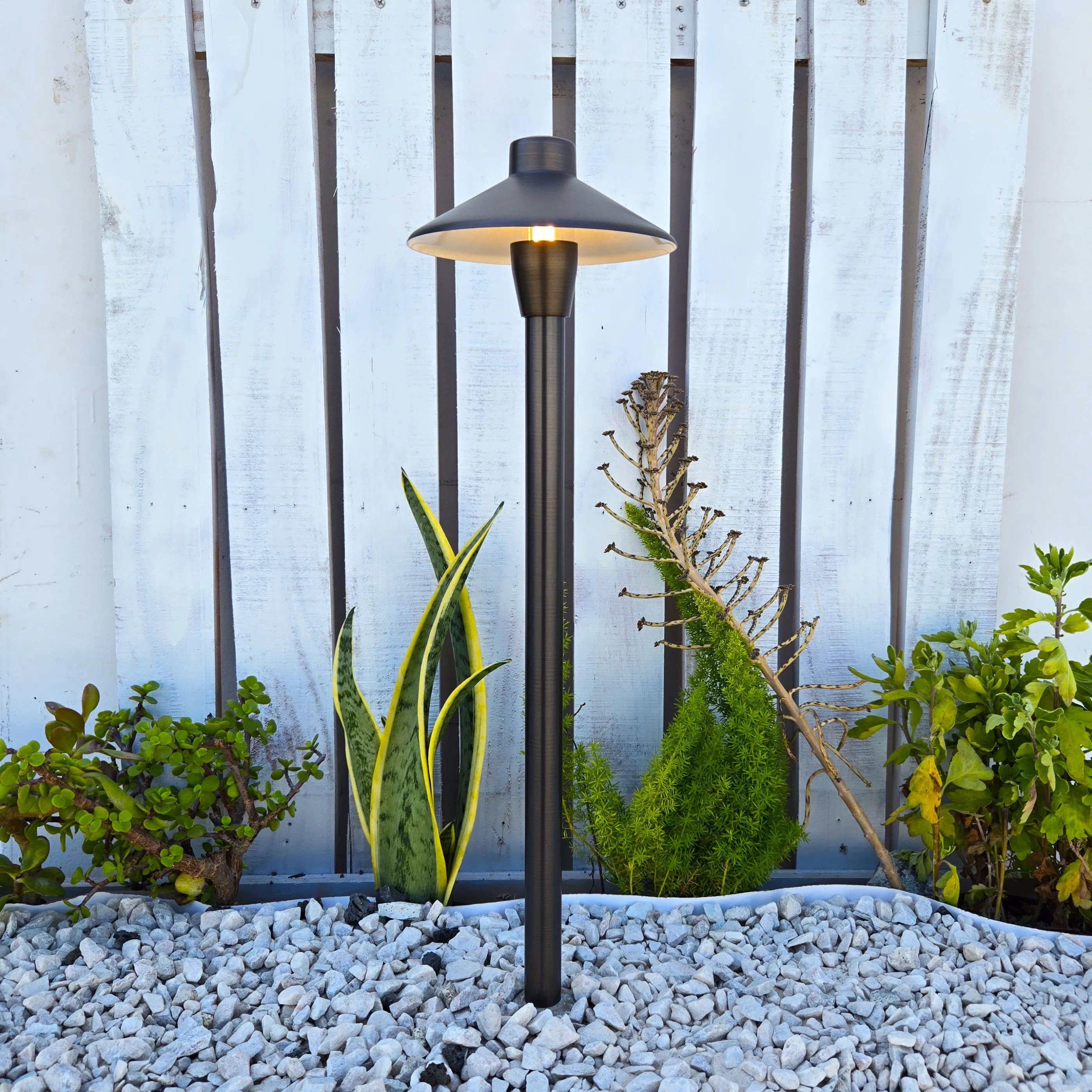 Pack V - Solid Cast Brass Outdoor Landscape Pathway & Spot Lighting