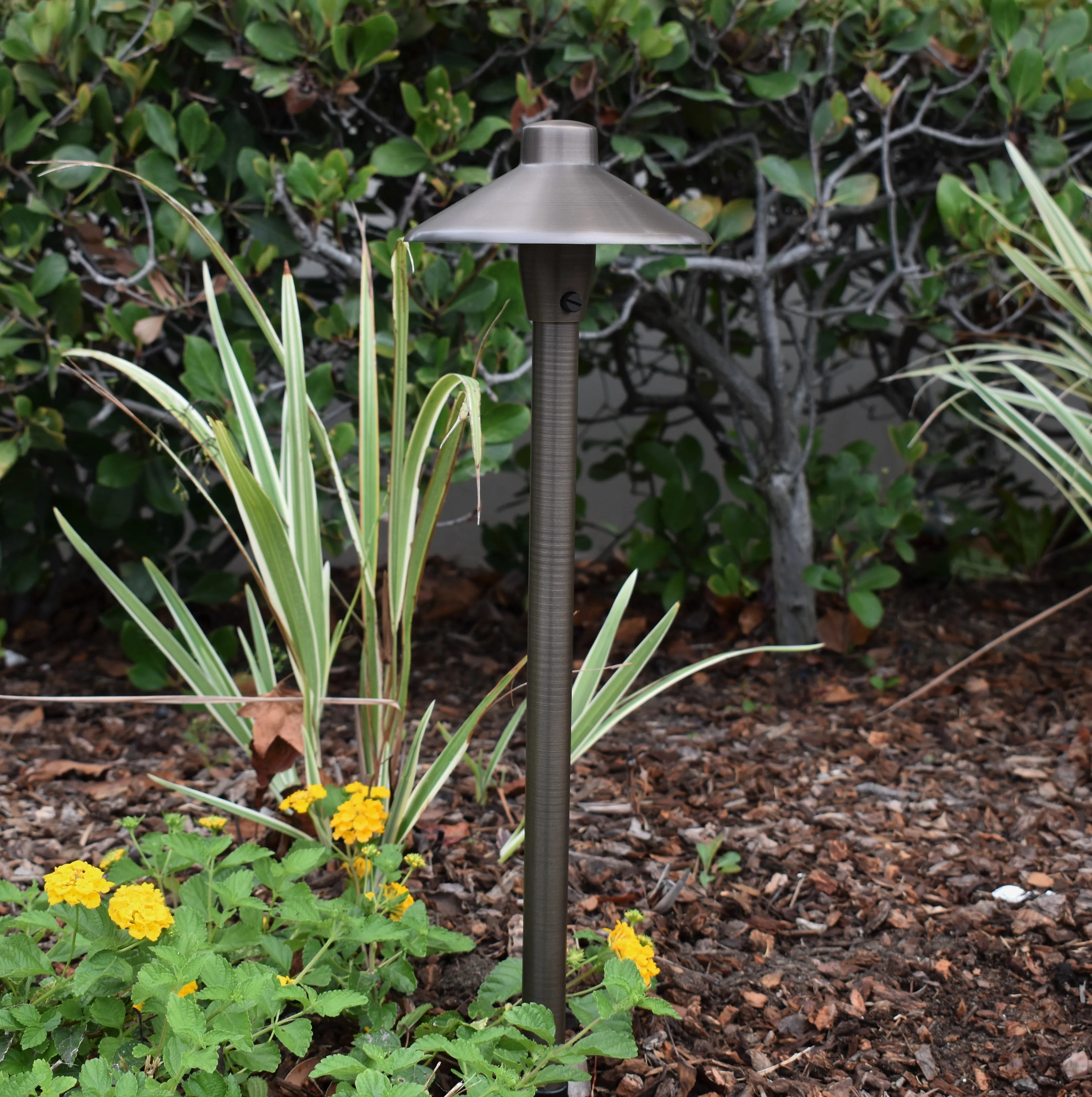 Pack V - Solid Cast Brass Outdoor Landscape Pathway & Spot Lighting