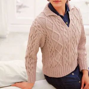 Patons Knit Cabled Jacket