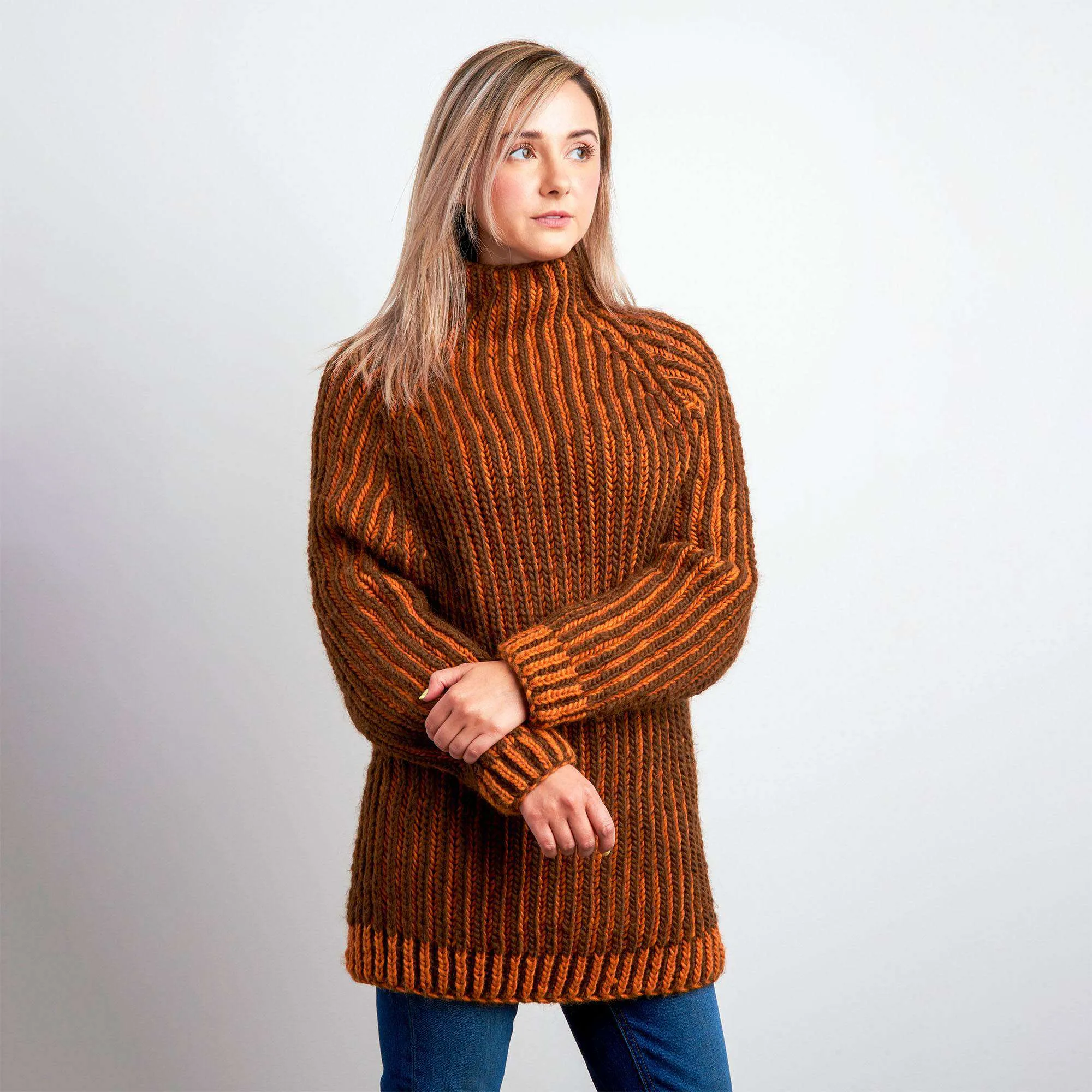 Patons Wychwood Park Brioche Knit Pullover