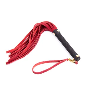 Ple'sur Mini Leather Flogger Red