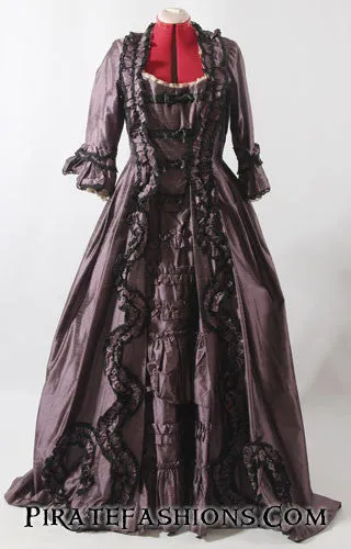 Purple Robe A La Francaise