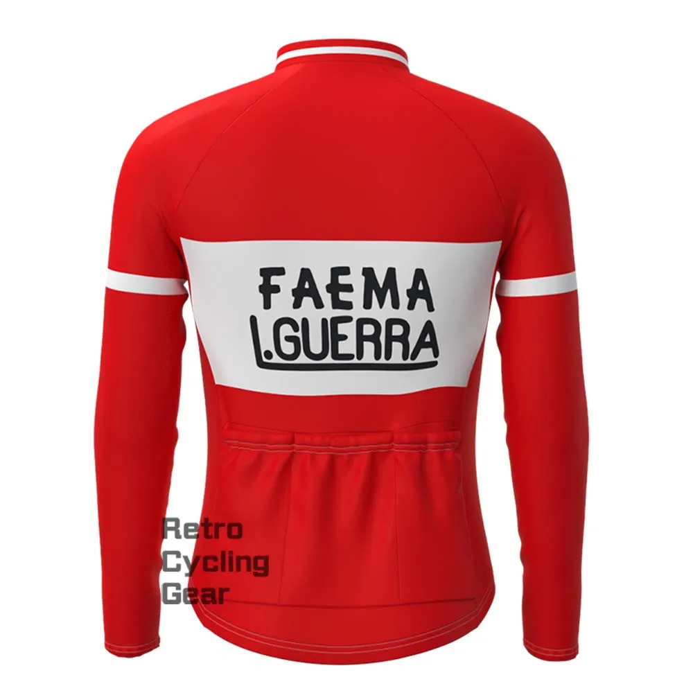 Red FAEMA Retro Long Sleeve Jersey