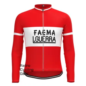 Red FAEMA Retro Long Sleeve Jersey